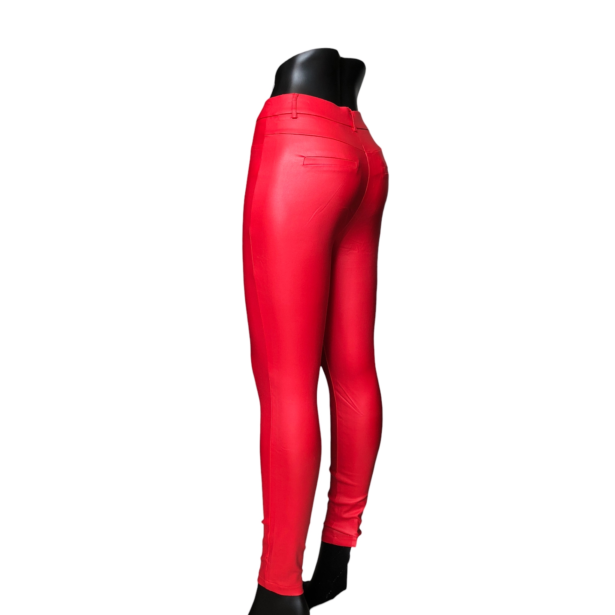 Pantalón Ajustados Rojos Efecto Piel LC DESIGNS COLLECTION.