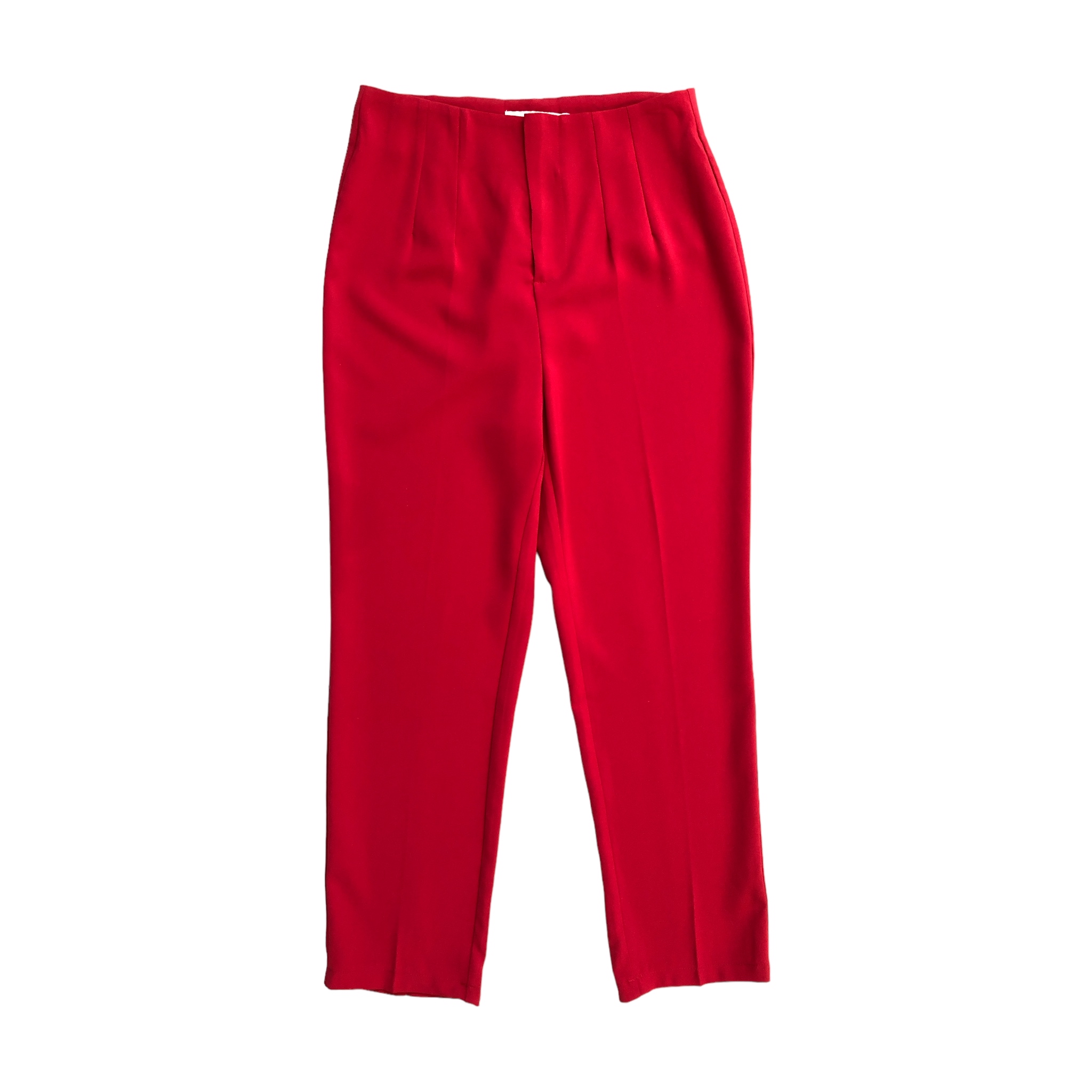 Pantalón Alto de Pinzas Rojo LC DESIGNS COLLECTION.