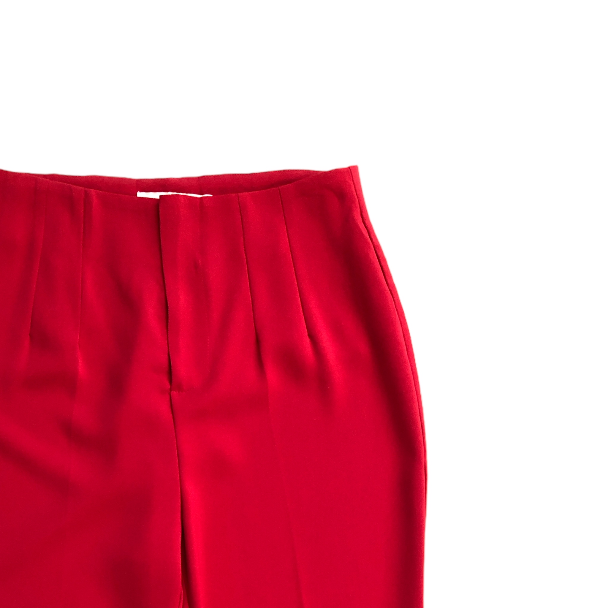 Pantalón Alto de Pinzas Rojo LC DESIGNS COLLECTION.