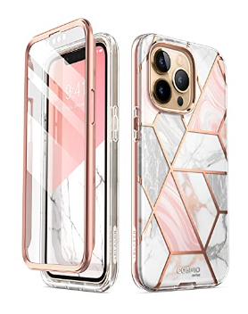 Funda para iPhone 13 Pro 6.1 Cosmo SP Marca Iblason Mármol Rosado