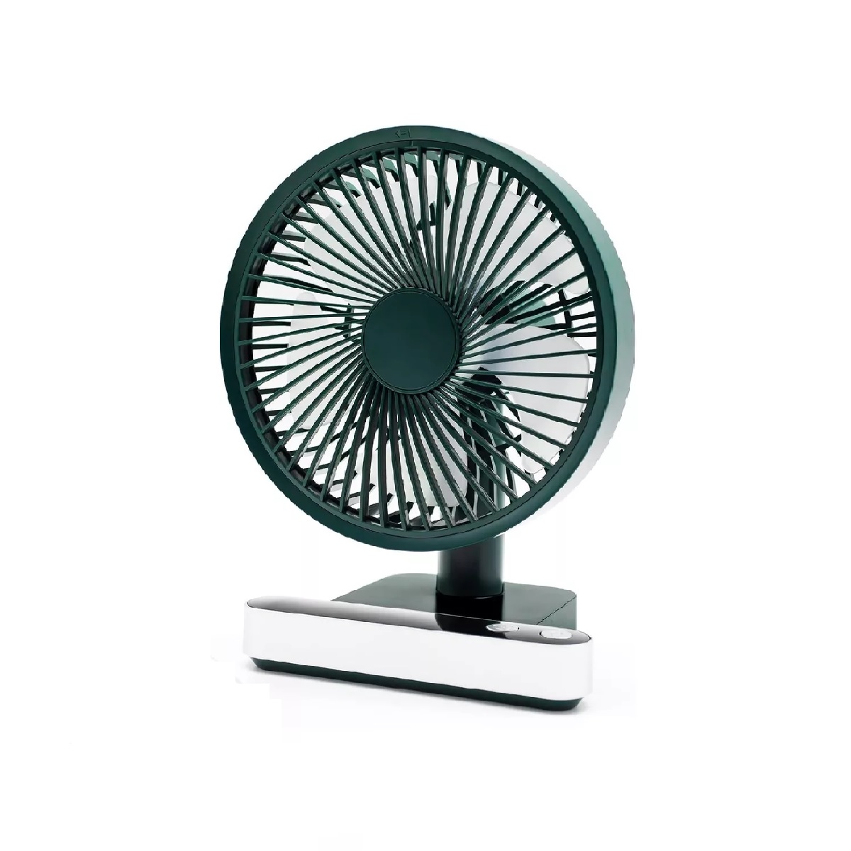 Ventilador De Escritorio Portátil Con 5 Aspas De Plástico.