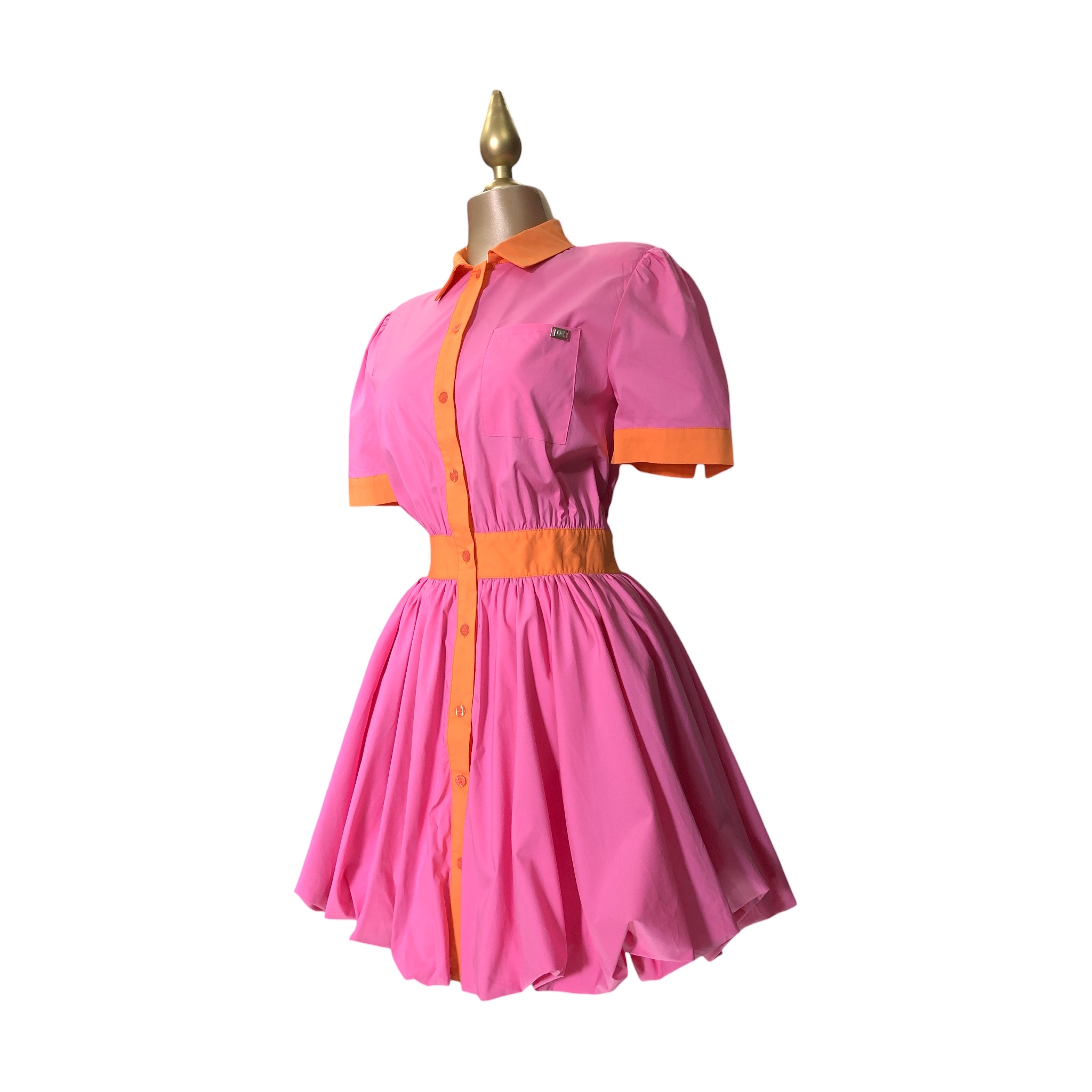Vestido Pink Bombacho Inferior LC DESIGNS COLLECTION