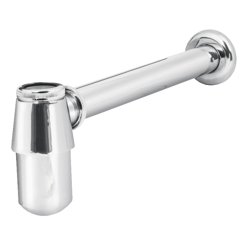 Cespol para lavabo EJEX de metal acabado cromo brillante