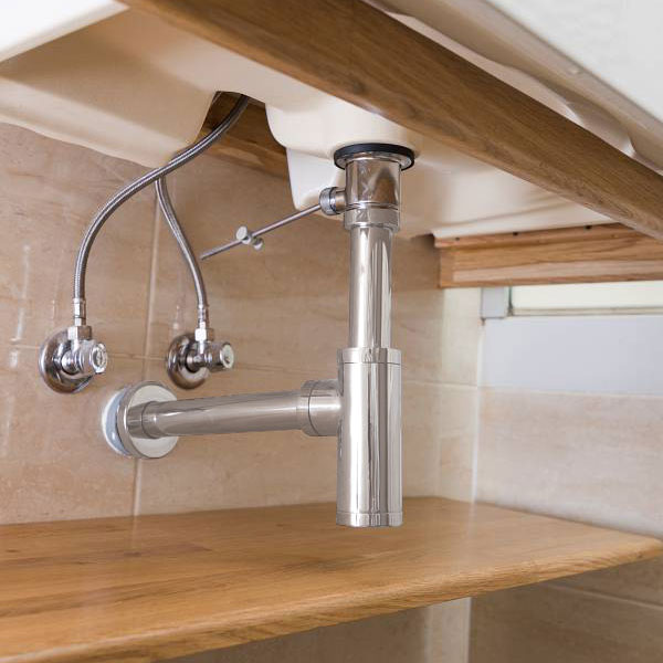 Cespol para lavabo Metal Acero inoxidable acabado Satín