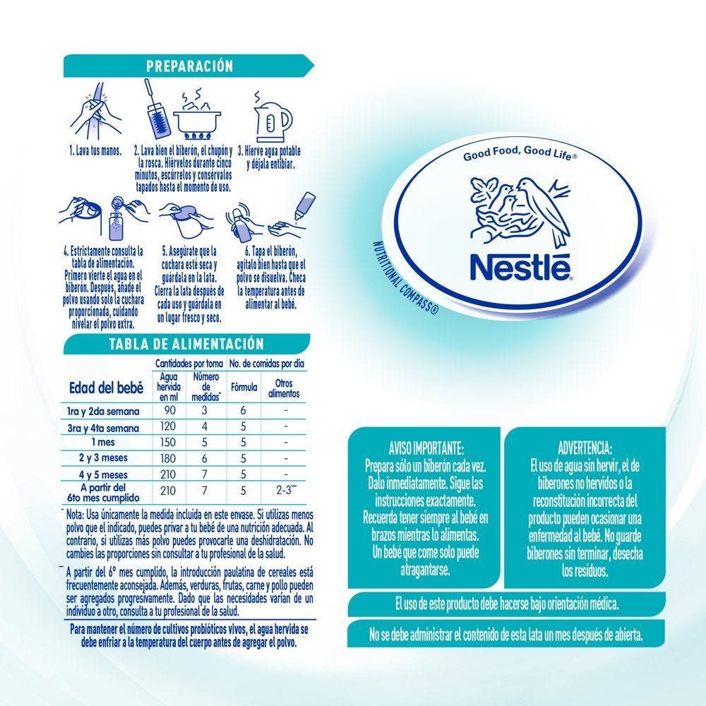  Nan OptimalPro 1 Formula para Lactantes Nestle.