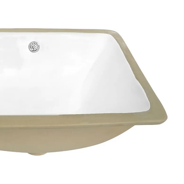 Lavabo de Cerámica Blanco de Sub Montar
