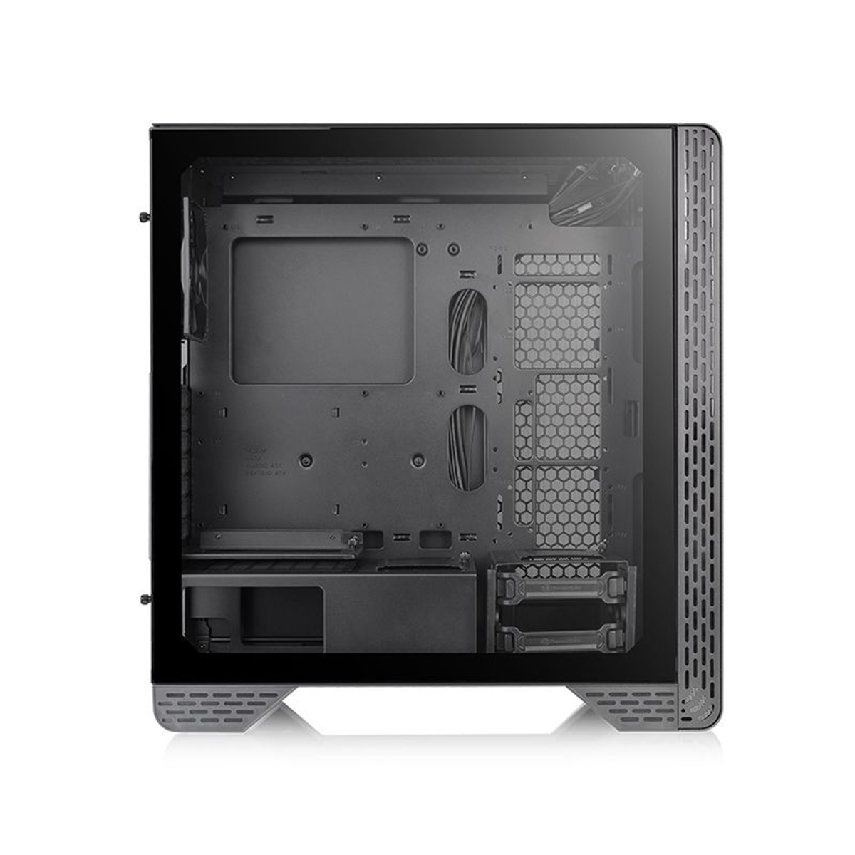 Gabinete Thermaltake S300 TG con Ventana Midi Tower ATX/Micro ATX/Mini-ITX USB 2.0/3.0 sin Fuente 2 Ventiladores Instalados