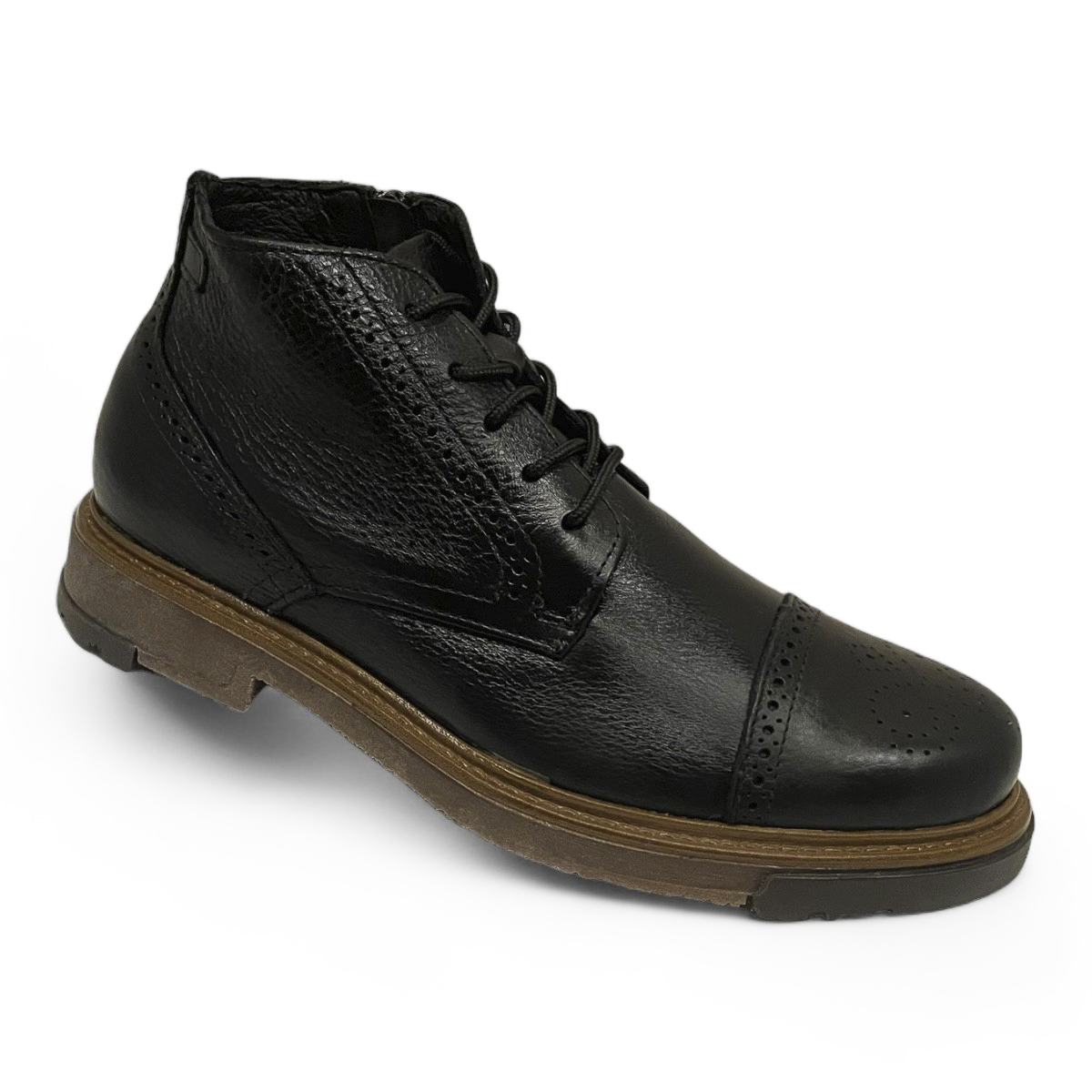 Botas de Motocicleta Hombre Lobo Solo Piel 8947 Flex.