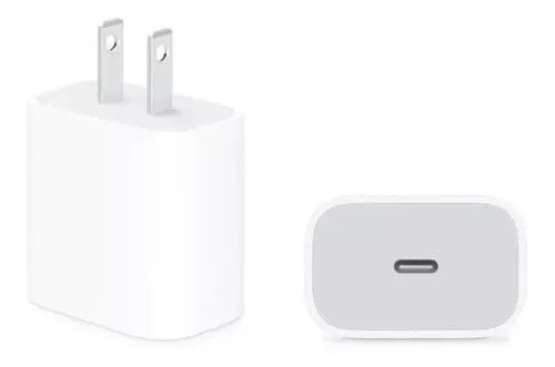 Cubo Turbo Cargador Salida Tipo C Compatible Con iPhone iPad.