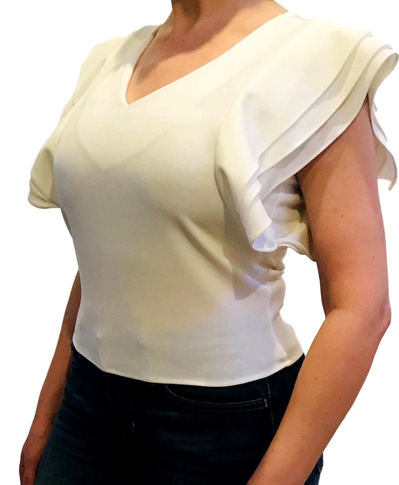 Blusa para dama mujer casual elegante sin mangas Dulce María.