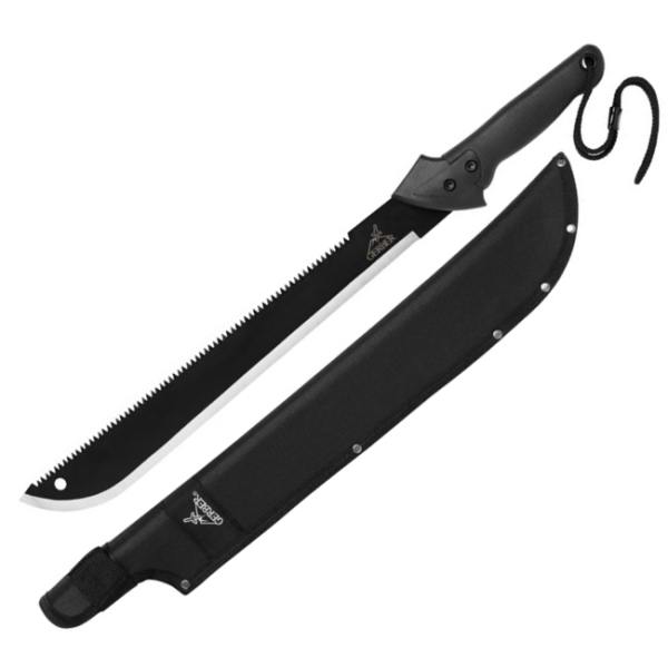 G0758 Gerber Gator Machete Sierra En Espina Y Funda.