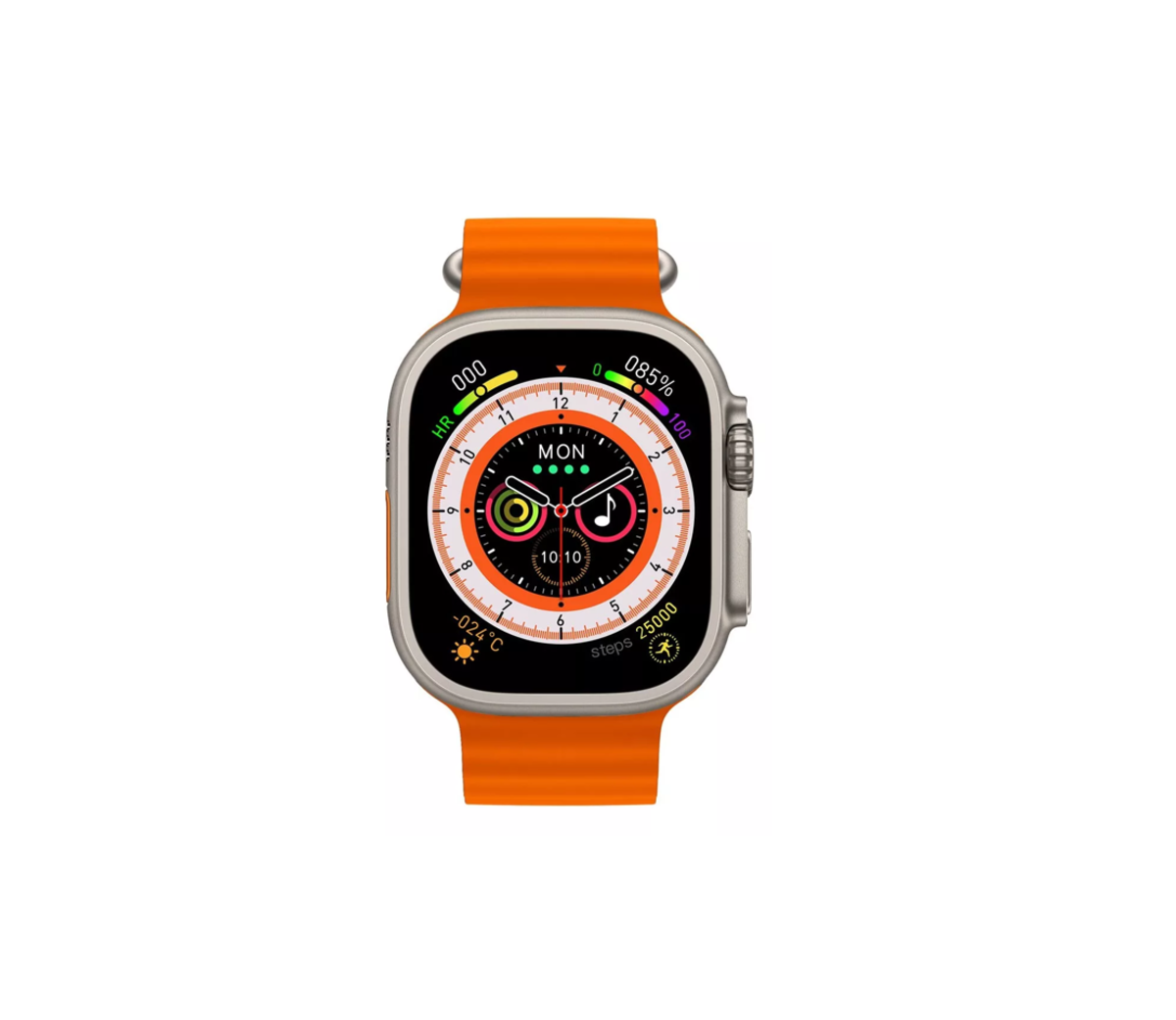Smartwatch Reloj Inteligente GS Ultra 2 4gb Rom Mp3 NARANJA 