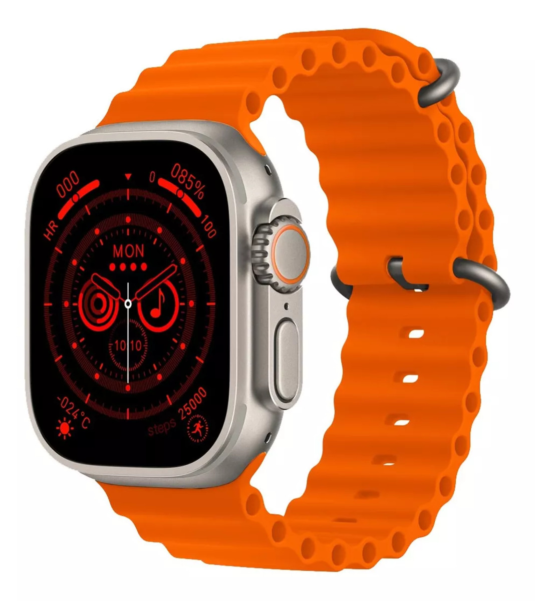 Smartwatch Reloj Inteligente GS Ultra 2 4gb Rom Mp3 NARANJA 
