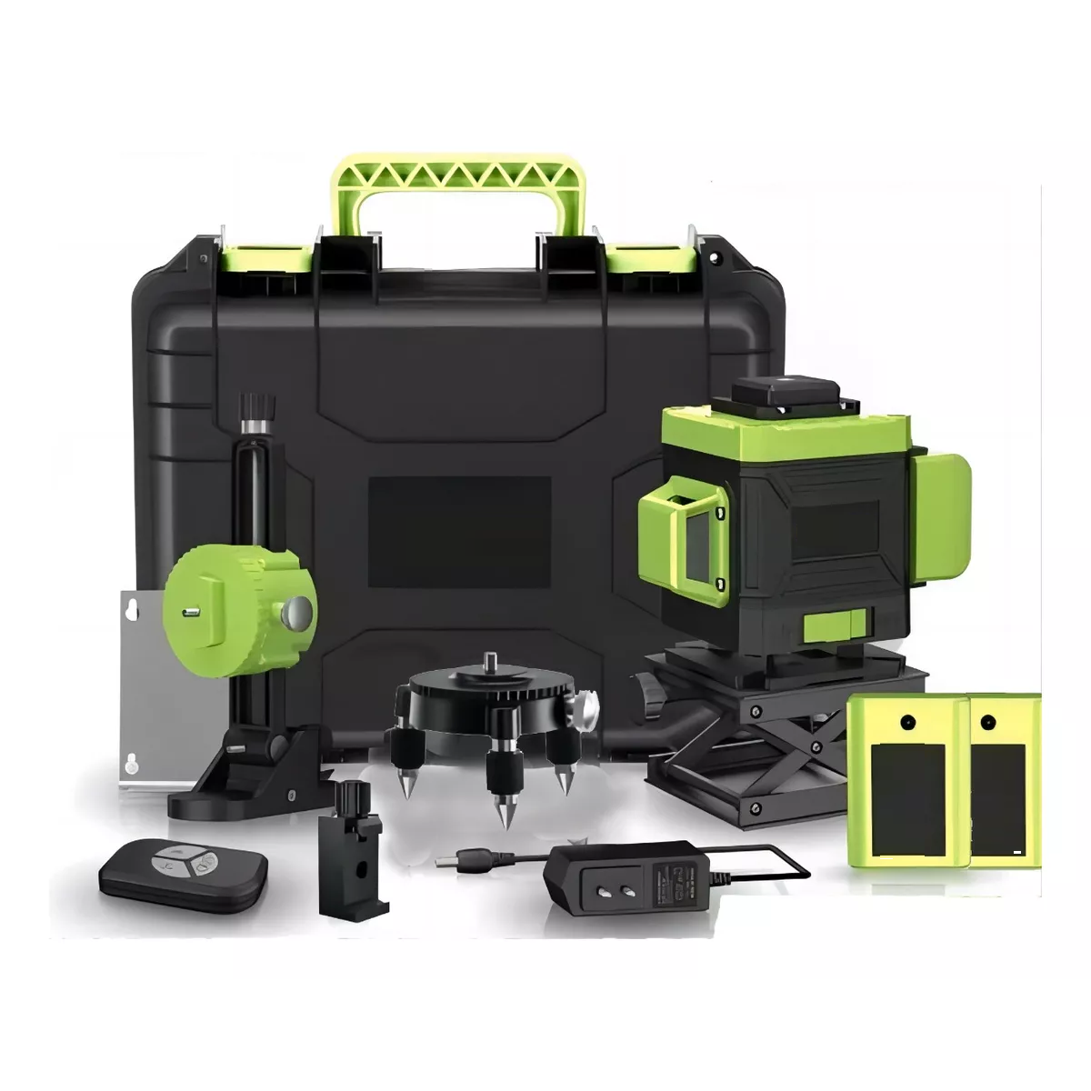 Niveles Láser 3° Autonivelante 4d Con 2 Baterías 16 Líneas .