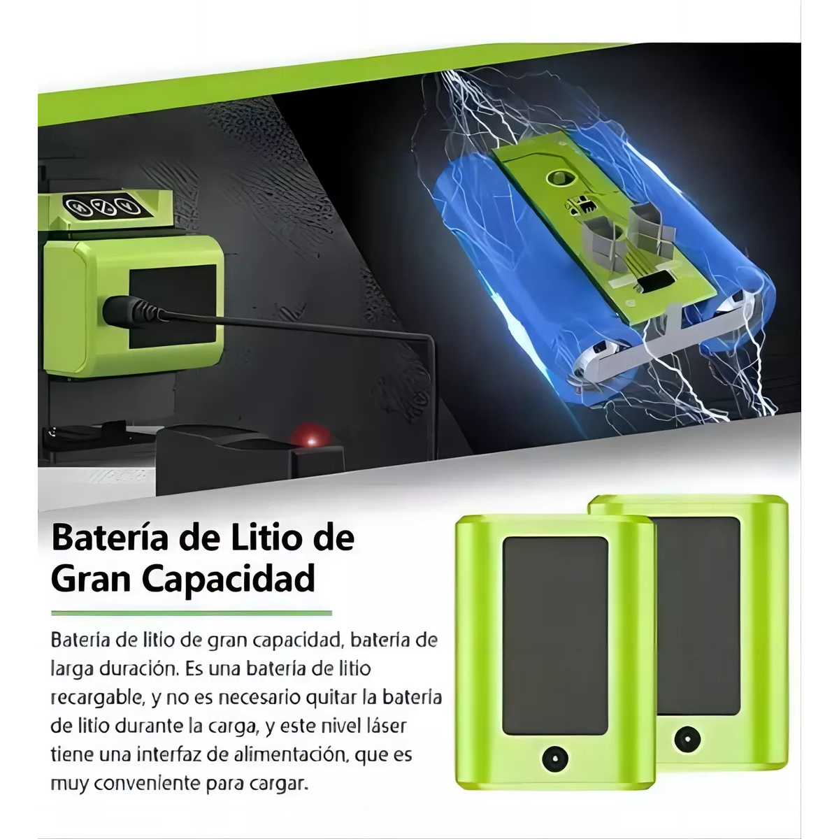 Niveles Láser 3° Autonivelante 4d Con 2 Baterías 16 Líneas .