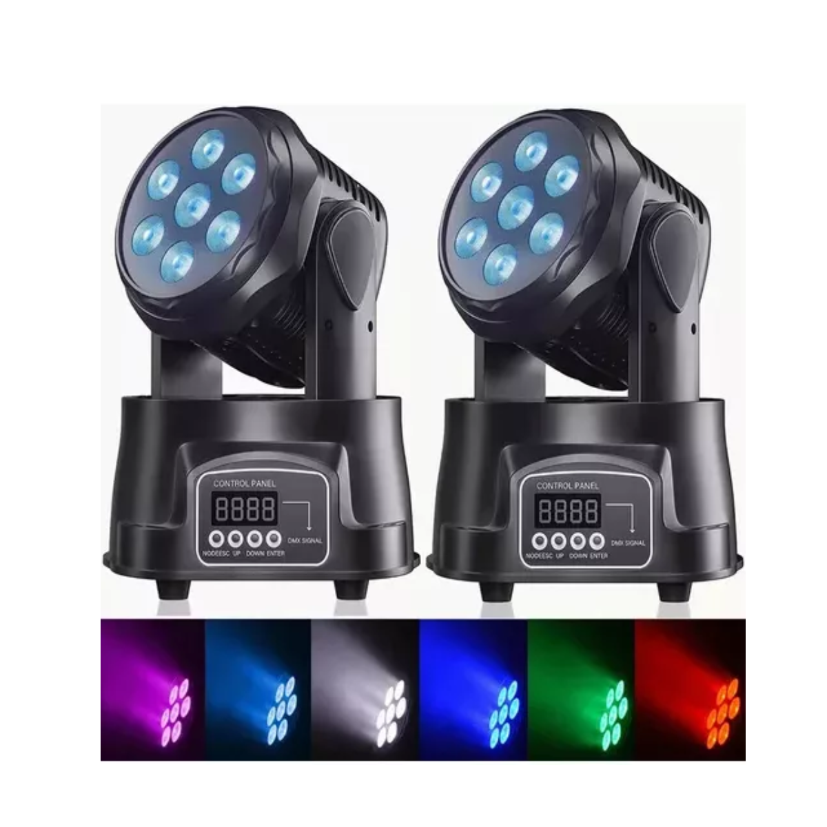 Set Cañón De Luz Led Rgbw Láser De 150 W, 2 Unidades.