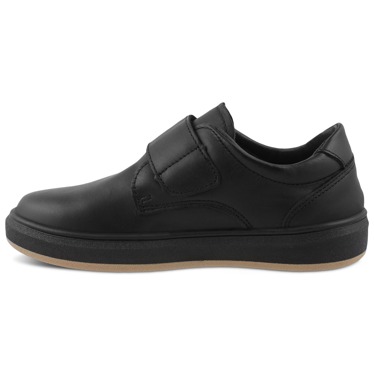 Zapato Escolar De Piel Niño Marca Rokino Modelo 3242 Negro.