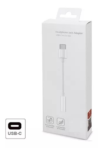 Cable Adaptador Tipo C-auxiliar 3.5 Audífonos Compatible Hua.
