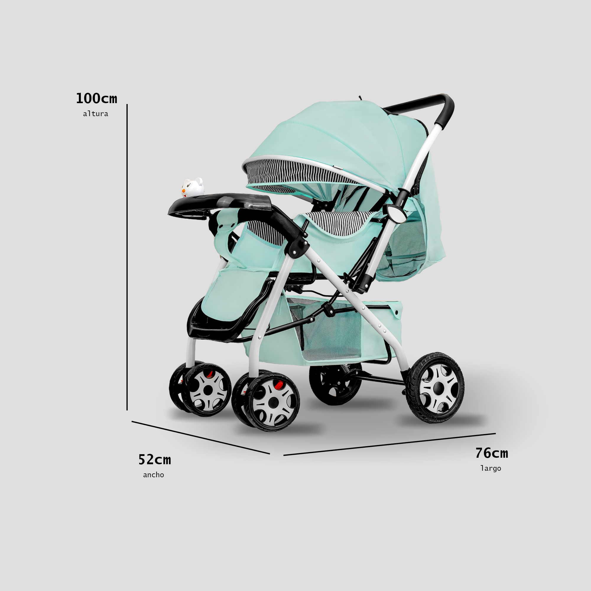 Carriola De Bebé Plegable Ultra Premium.