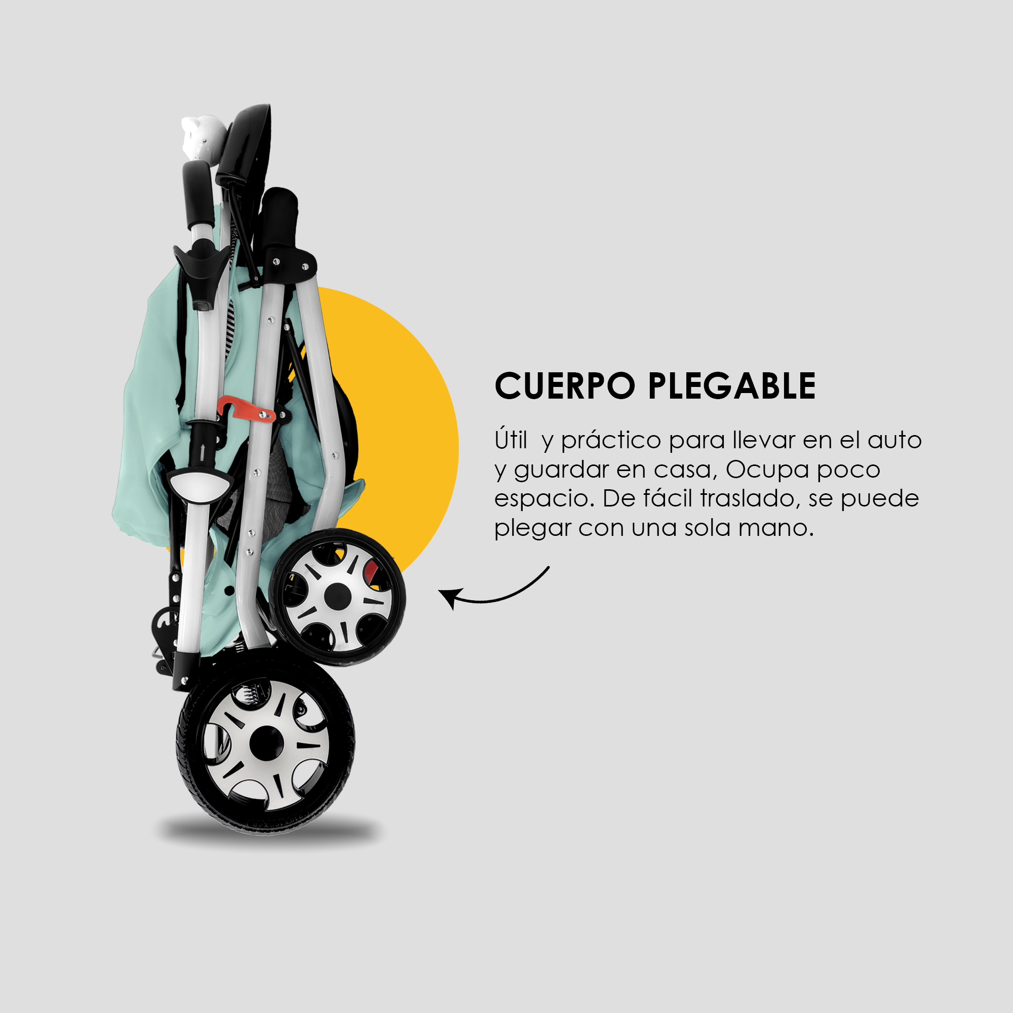 Carriola De Bebé Plegable Ultra Premium.