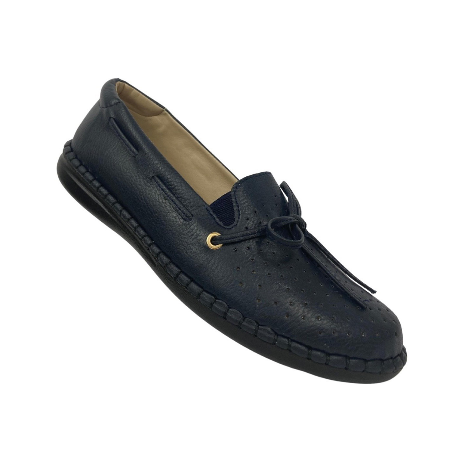 Zapatos Planos Cómodos Vestir Casuales Para Dama Solash 621 Color Azul ...
