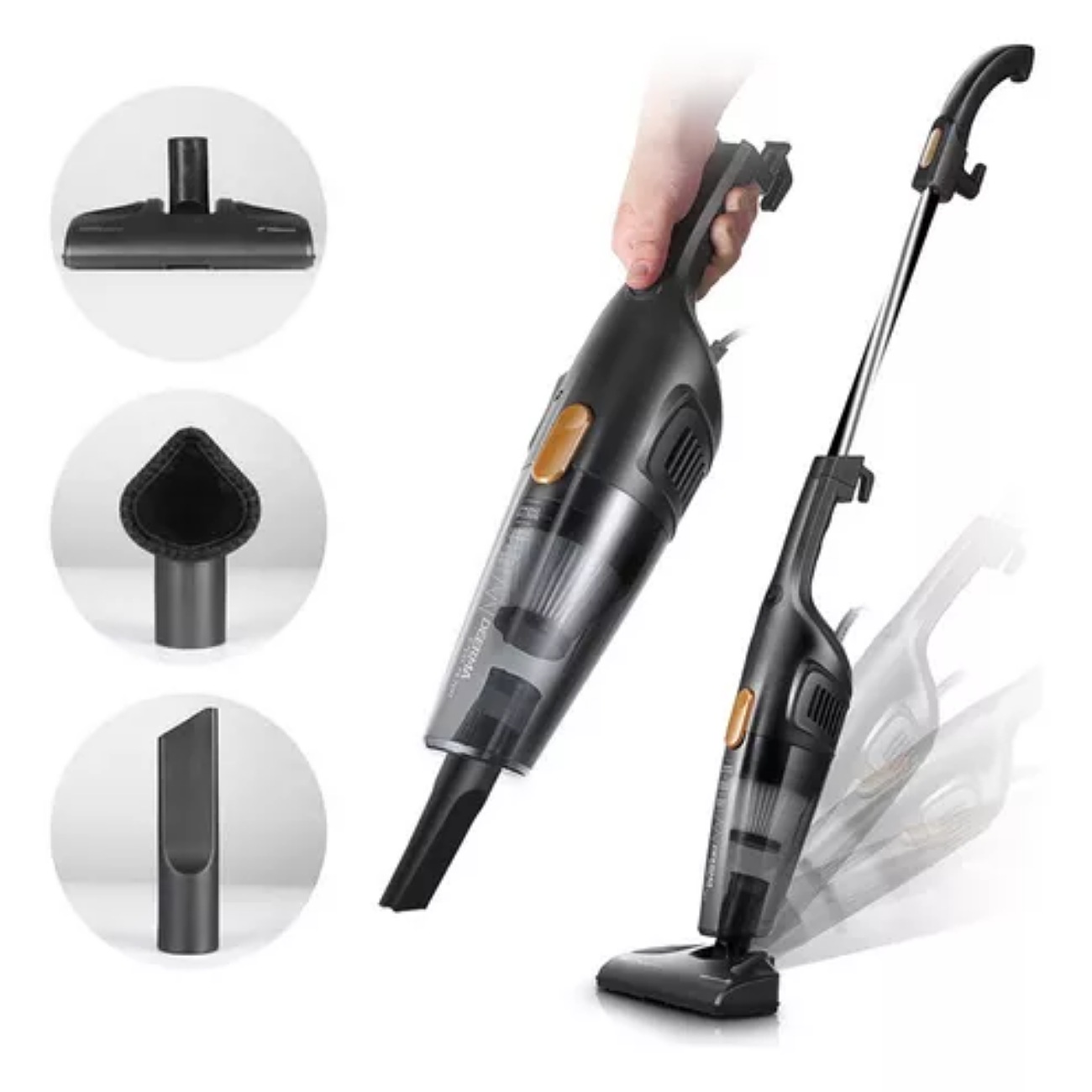 Deerma DX115C aspiradora de mano vertical 1.2L color Negro