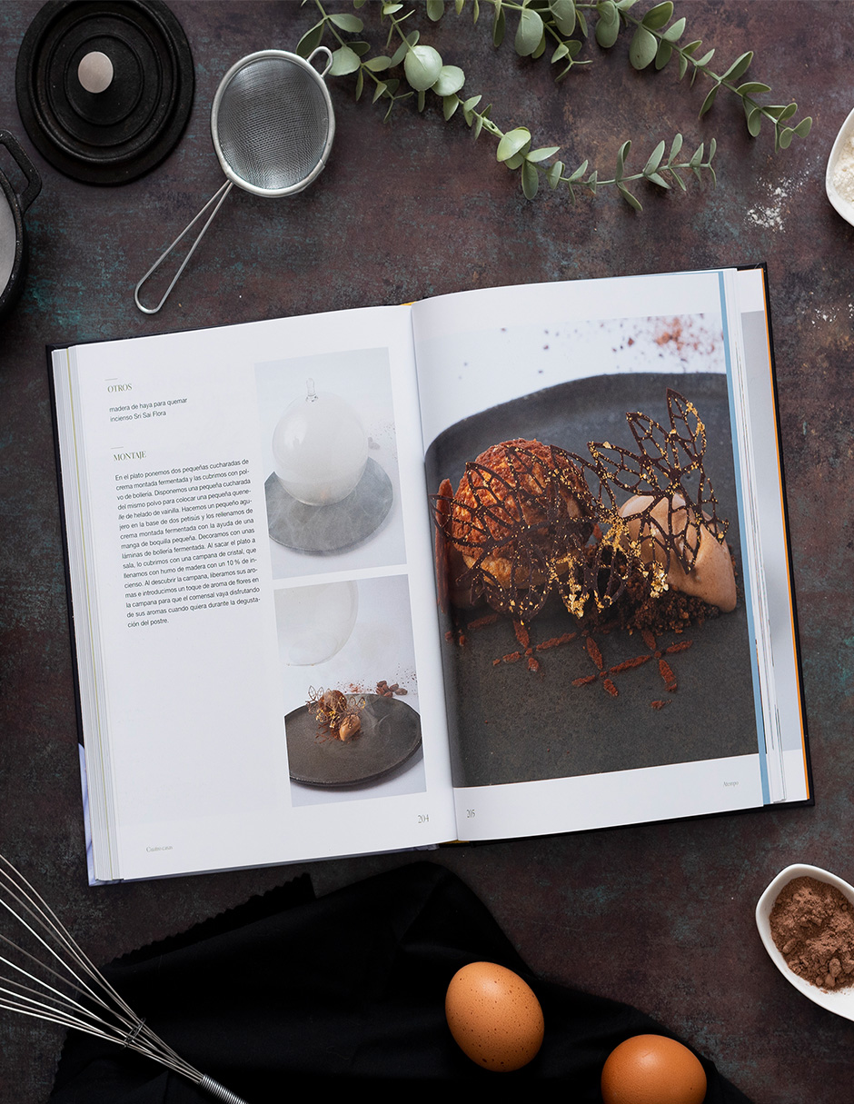 Libro Cuatro casas. La cocina de Jordi en ABaC, Atempo, Angle y Ten's.