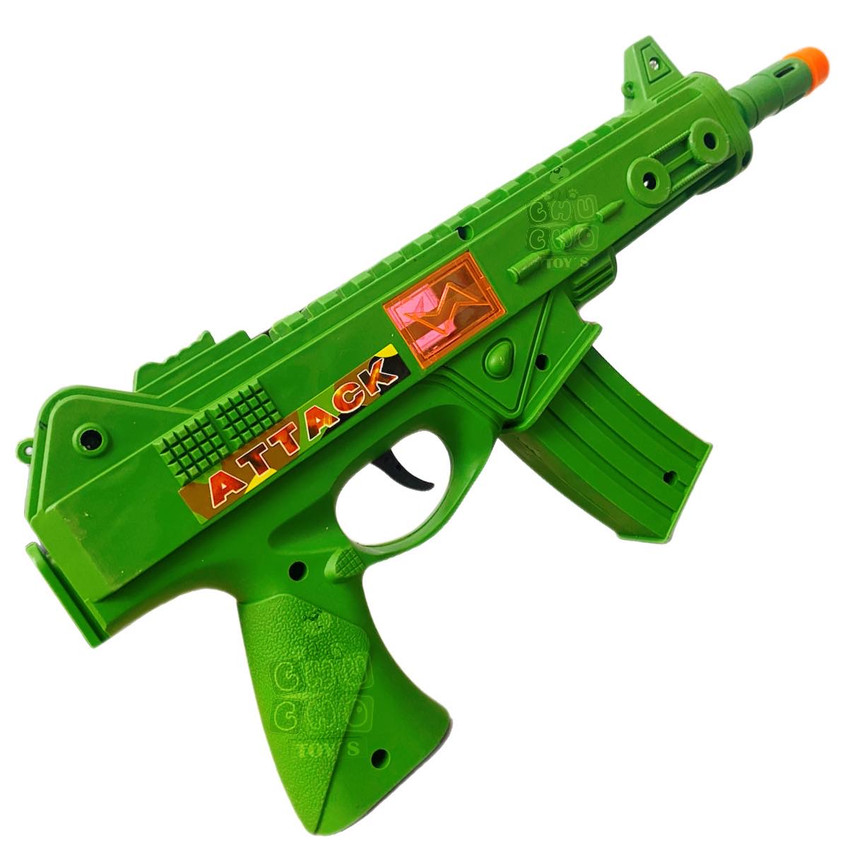 3 Metralleta Militar Camuflaje Fricción Juguete Económico.