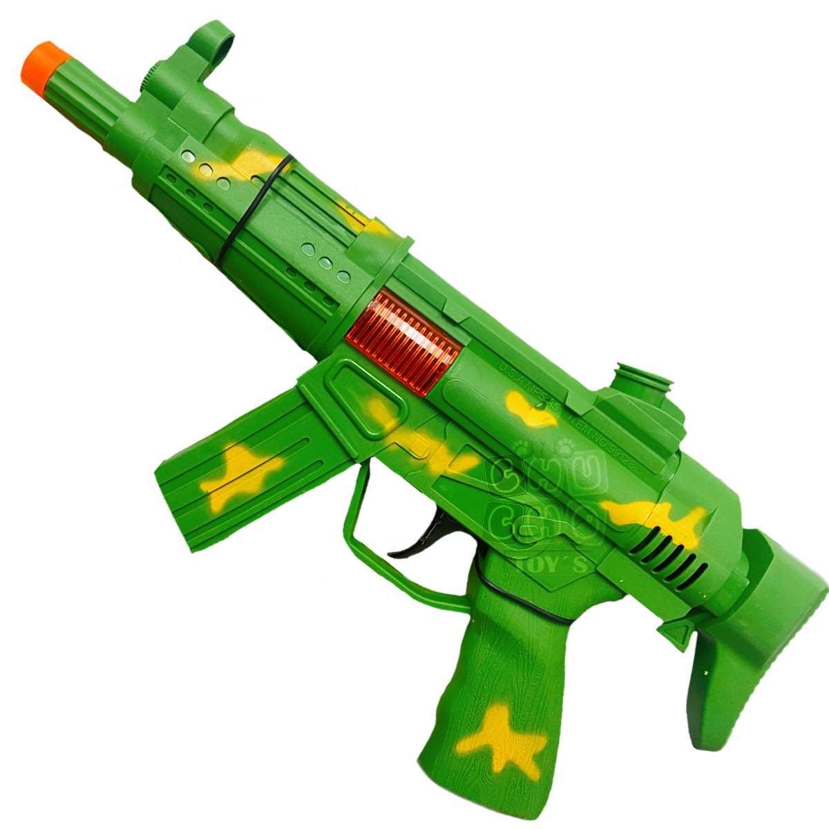 3 Metralleta Militar Camuflaje Fricción Juguete Económico.