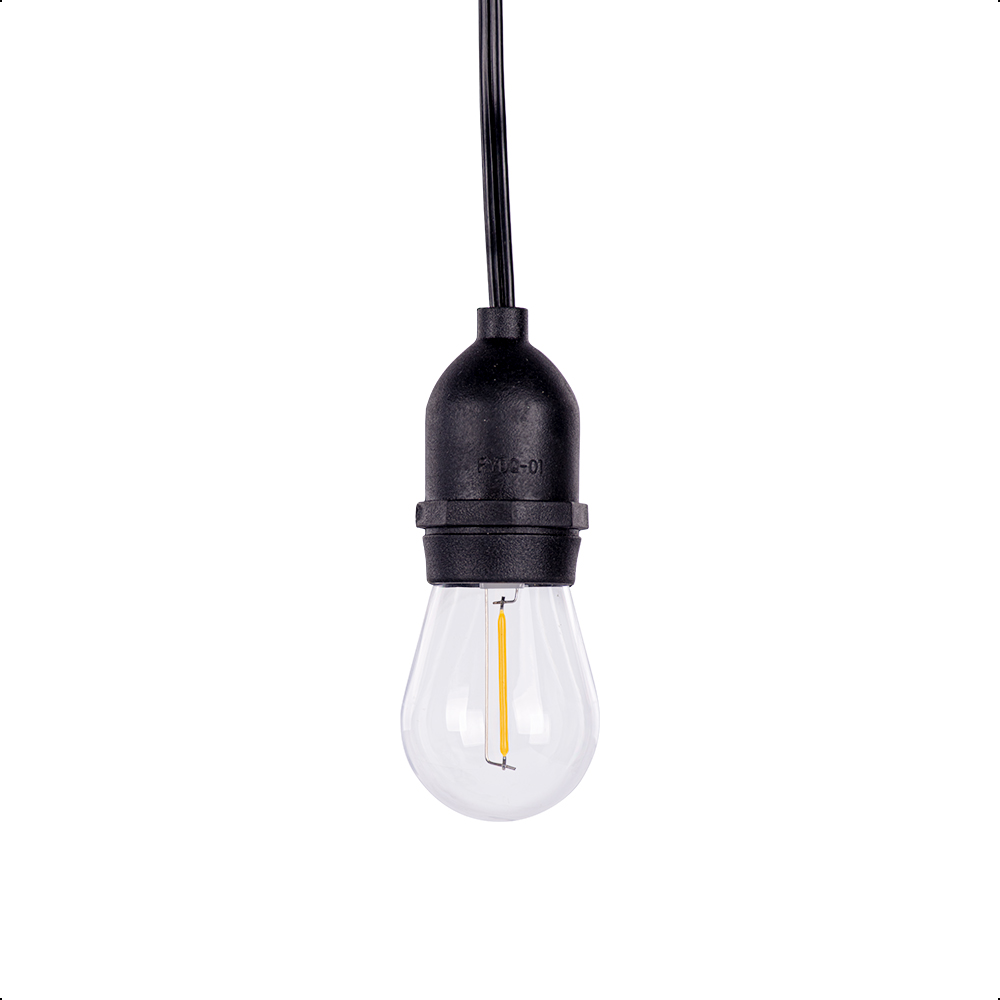 ICON Guirnalda Vintage Luces Para Exterior 15 Focos 14.6 Metros.