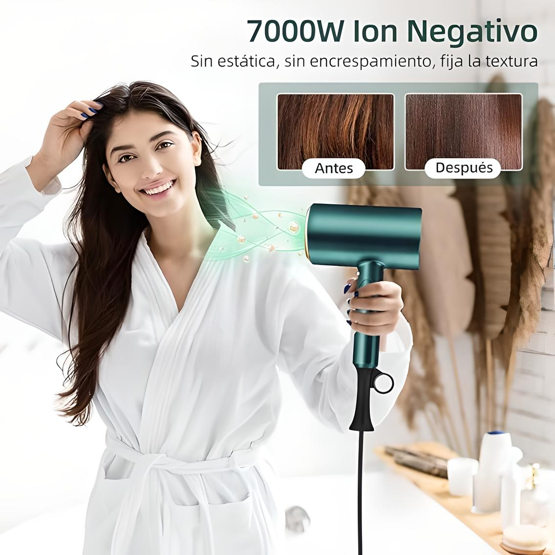 Secador De Cabello Ion Negativo Profesional 1800w