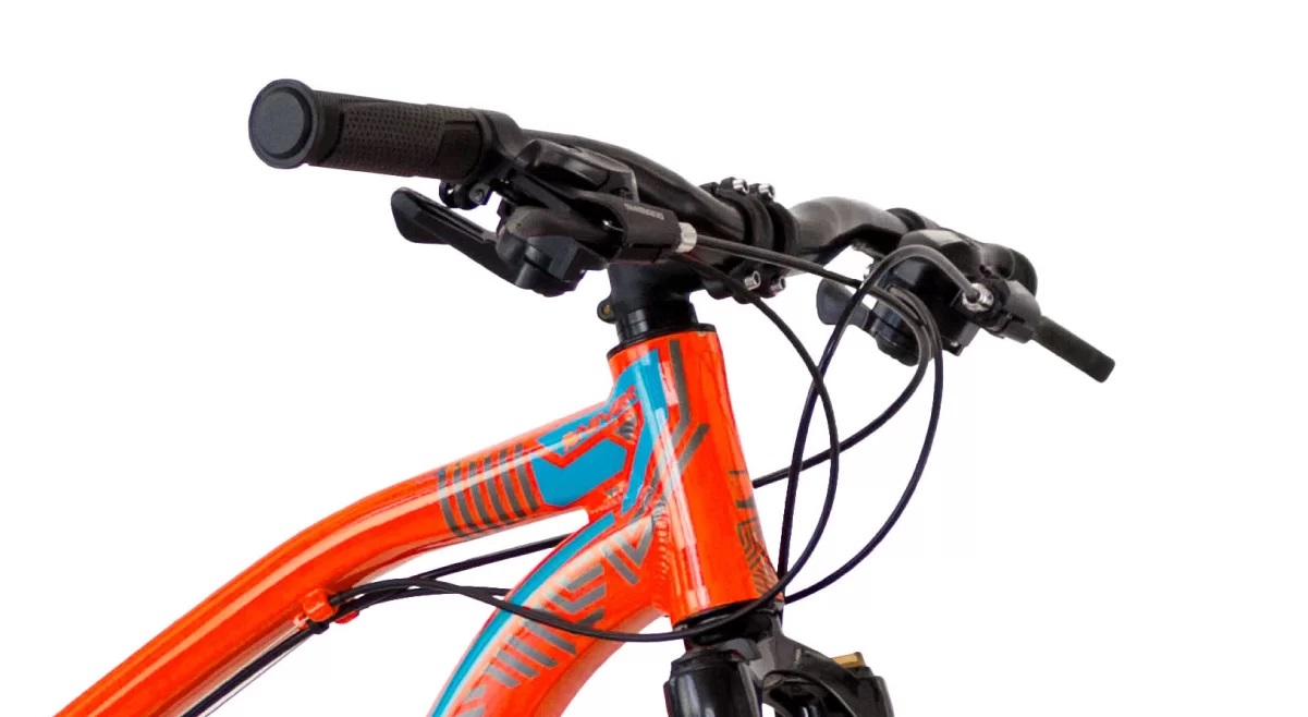 Bicicleta Mercurio DH Expert R29 Naranja aluminio 21 velocidades.