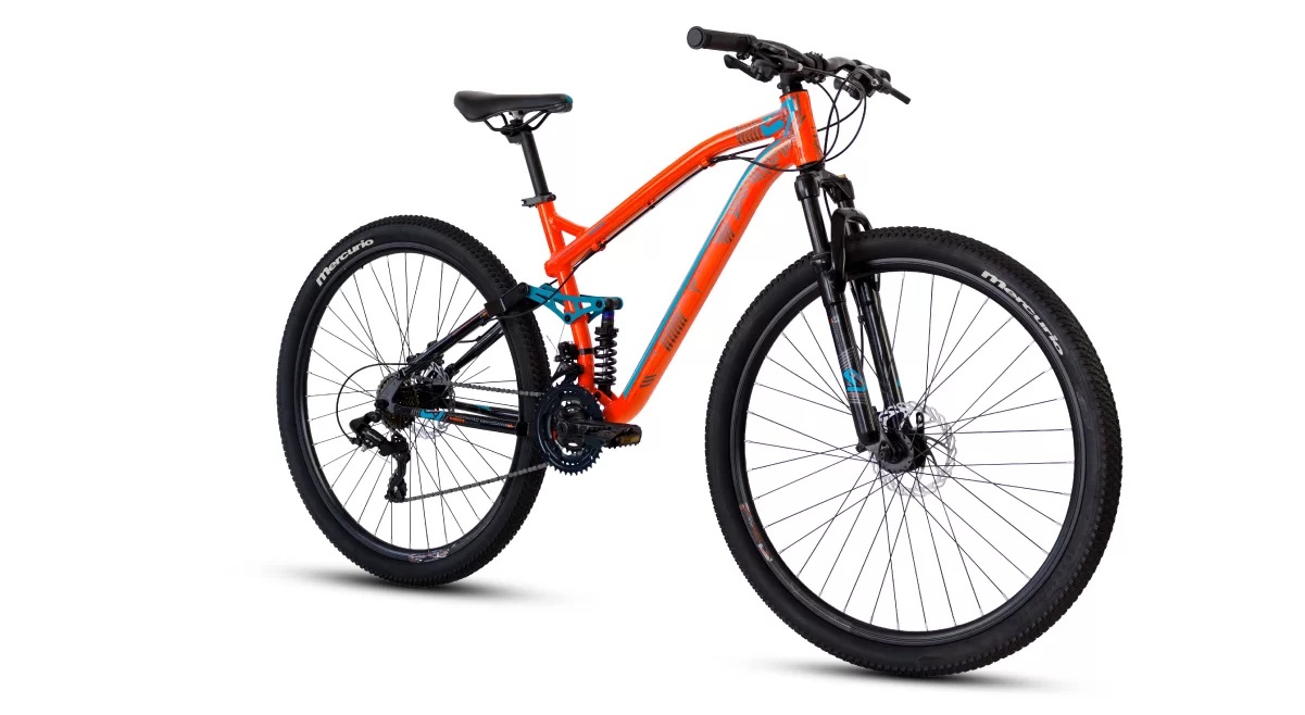 Bicicleta Mercurio DH Expert R29 Naranja aluminio 21 velocidades.