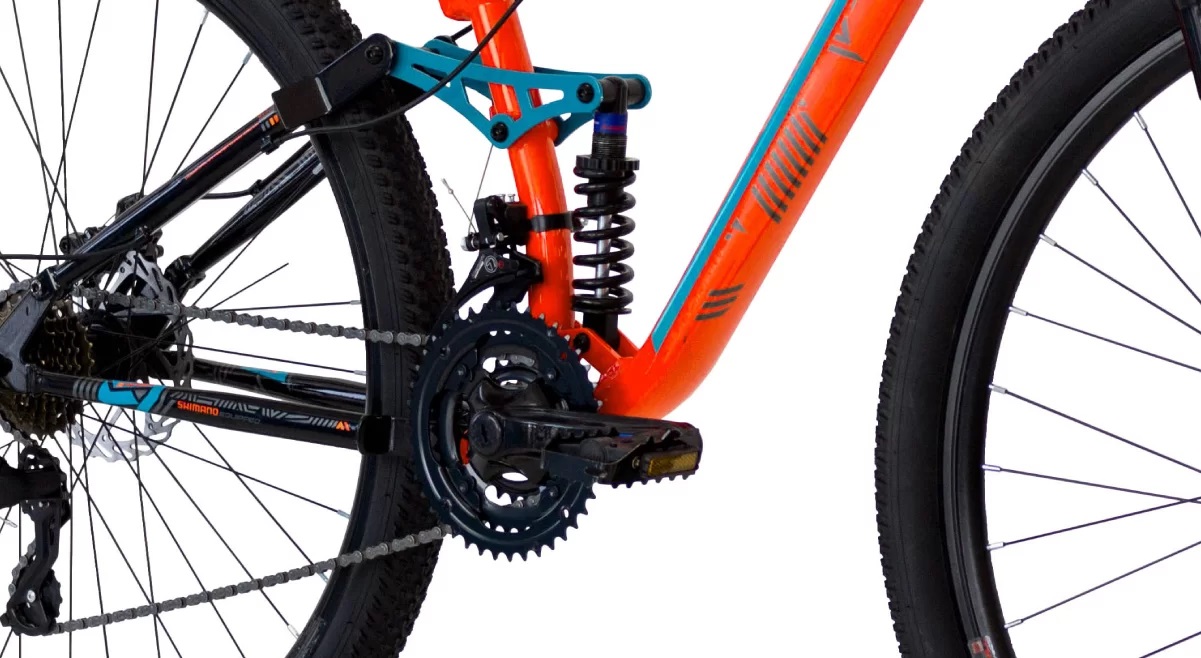 Bicicleta Mercurio DH Expert R29 Naranja aluminio 21 velocidades.