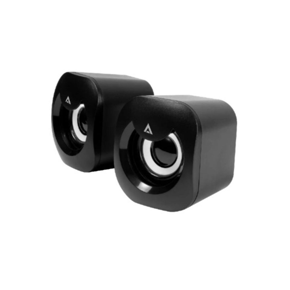 Acteck Bocinas Esence Basic Alámbrico 6W RMS 3.5mm Negro