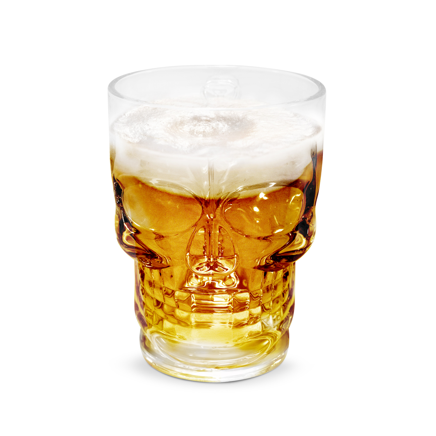 Juego de 6 Tarros de Cerveza  con diseño Calavera.