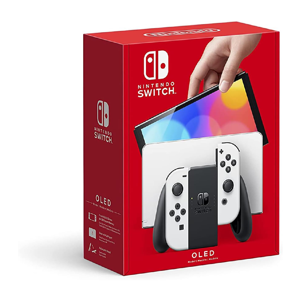 Nintendo Switch Consola Modelo Oled Joy-Con Blanco Internacional.
