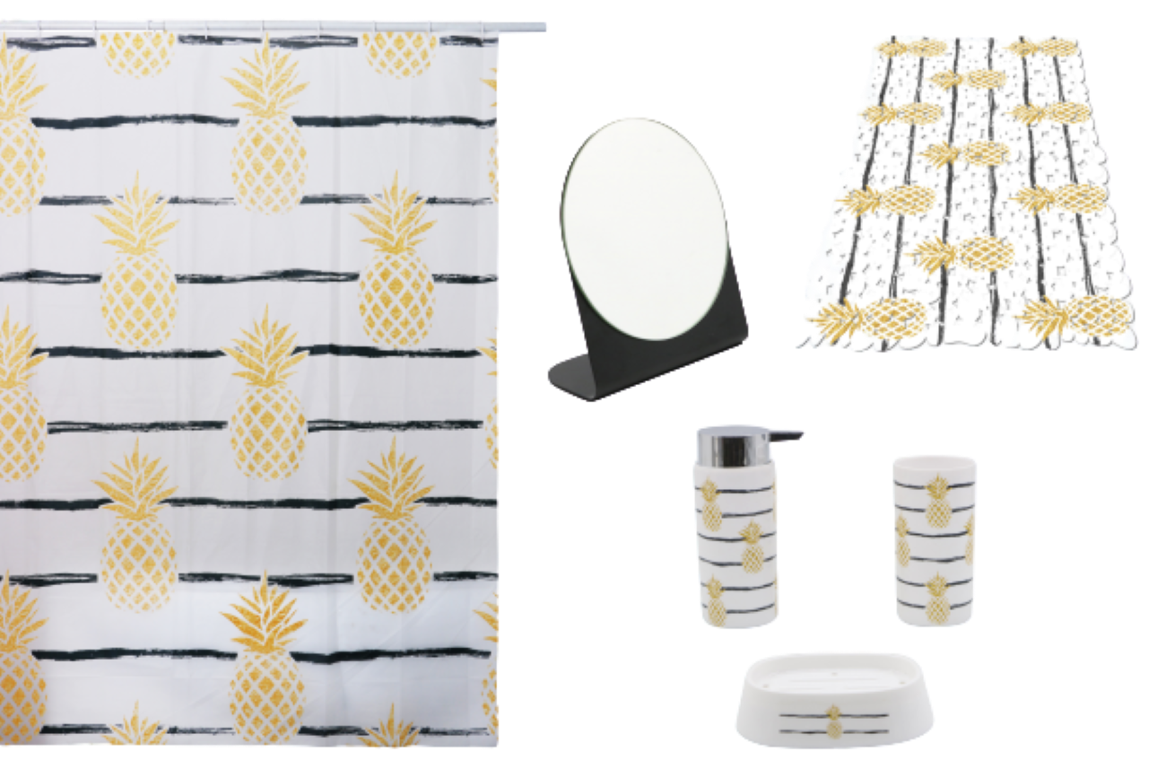 JUEGO DE ACCESORIOS PARA BAÑO TRO (6 PZAS).