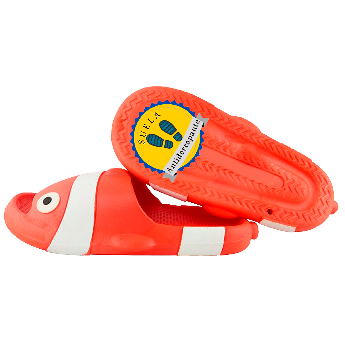 Sandalias  Playa Chancla Alberca Moda Pez nemo-n