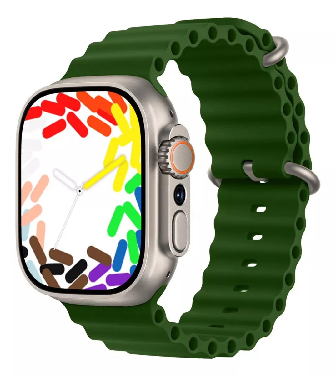 Reloj Android Watch Fralugio HK Ultra One 2GB RAM 16GB ROM  VERDE 