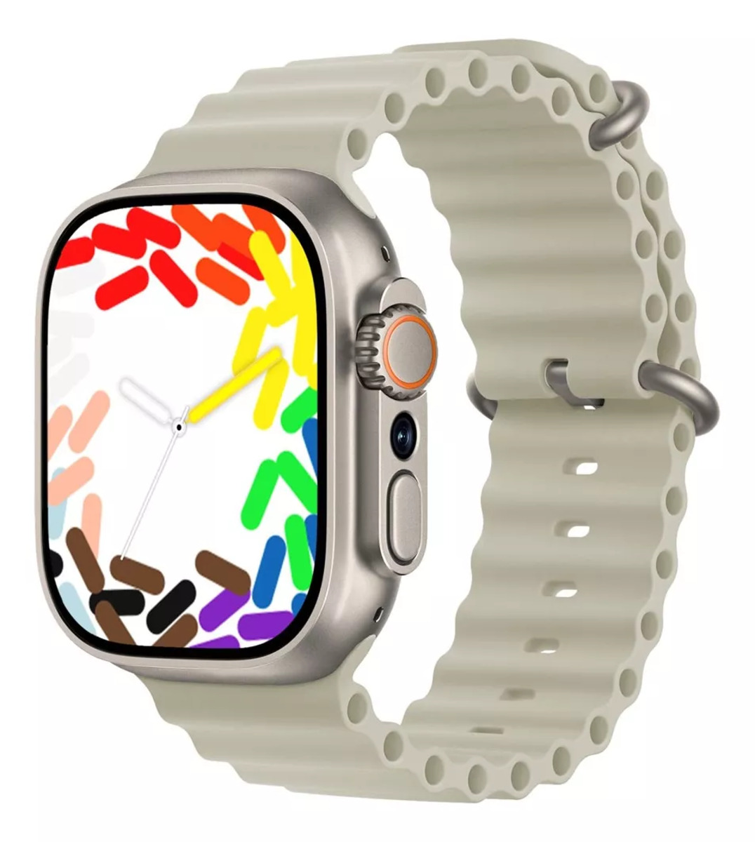 Reloj Android Watch Fralugio HK Ultra One 2GB RAM 16GB ROM  BEIGE 