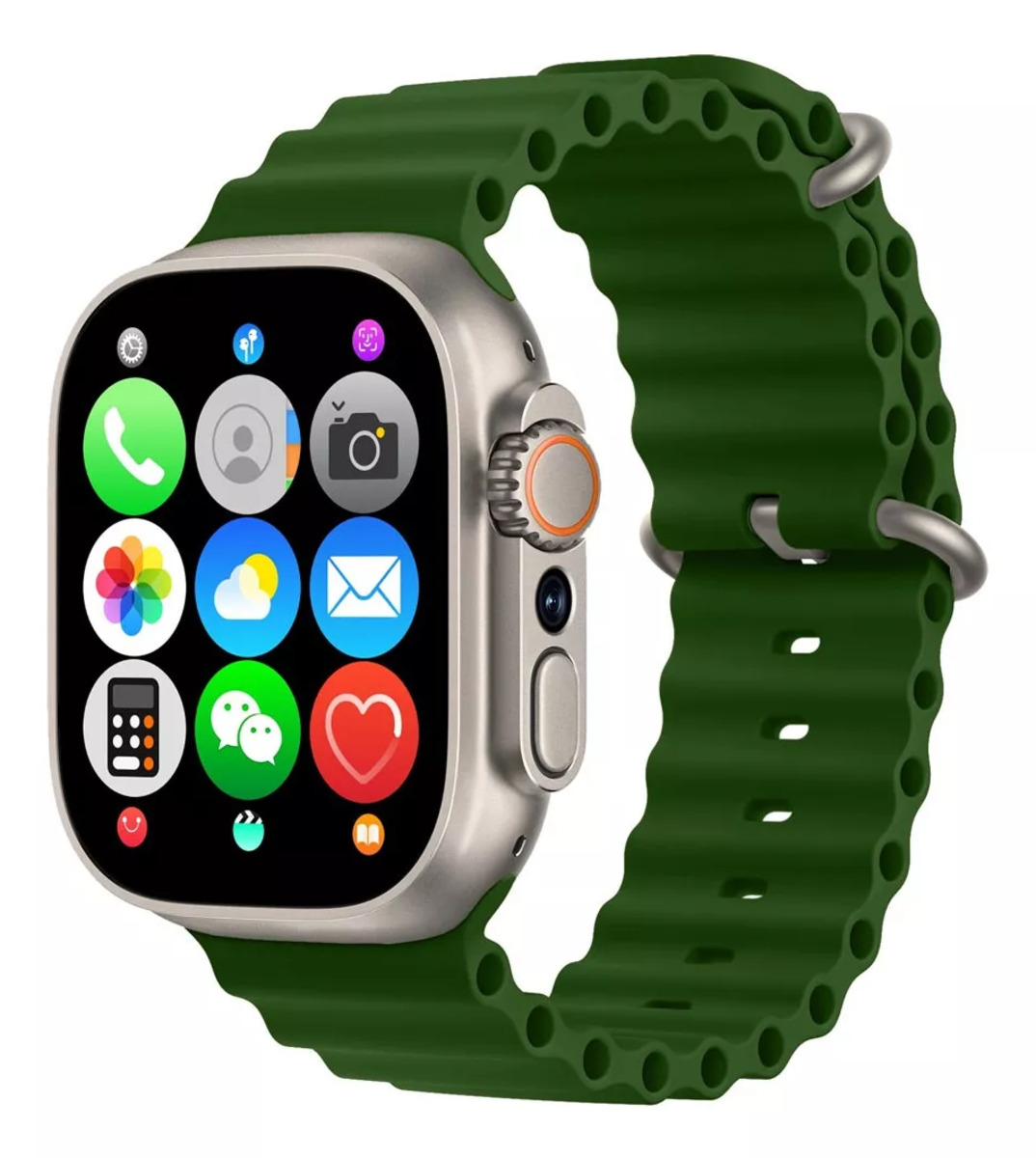Reloj Android Watch Fralugio HK Ultra One 2GB RAM 16GB ROM  VERDE 