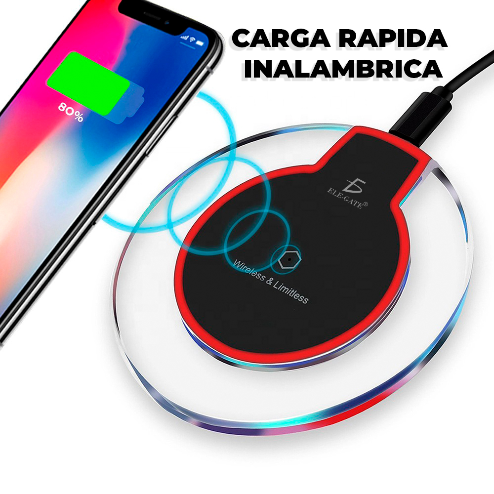 Cargador Inalámbrico Para Samsung Huawei Xiaomi iPhone