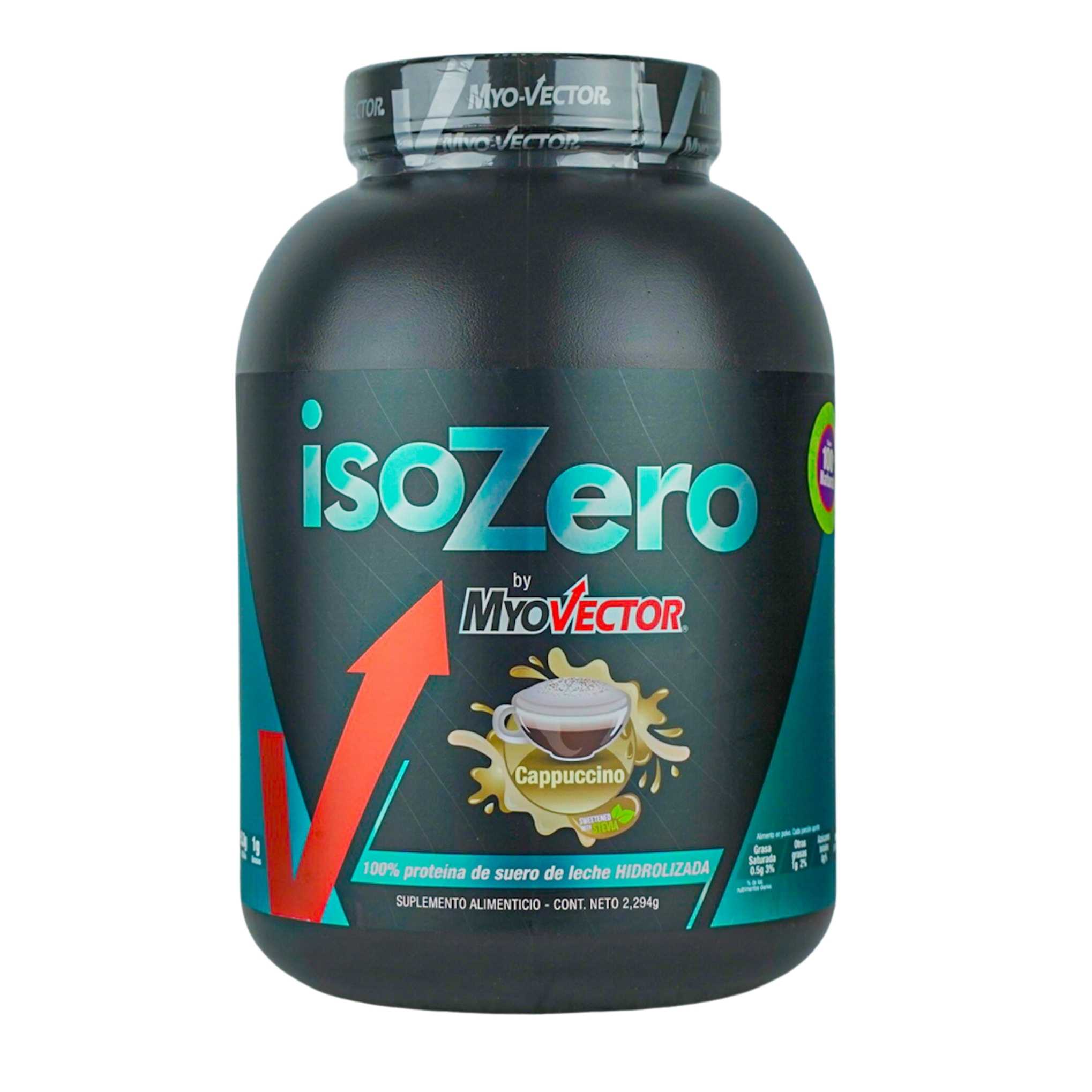 Myo Vector, Iso-Zero, Capuchino, 100% proteína asilada de suero de leche, Sin carbohidratos, Colágeno hidrolizado, 74 Servicios