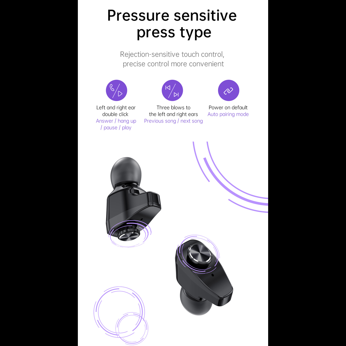 Smart Watch Reloj Inteligente Gt69 Metal 2 En 1 Audífonos Tws NEGRO FRALUGIO.