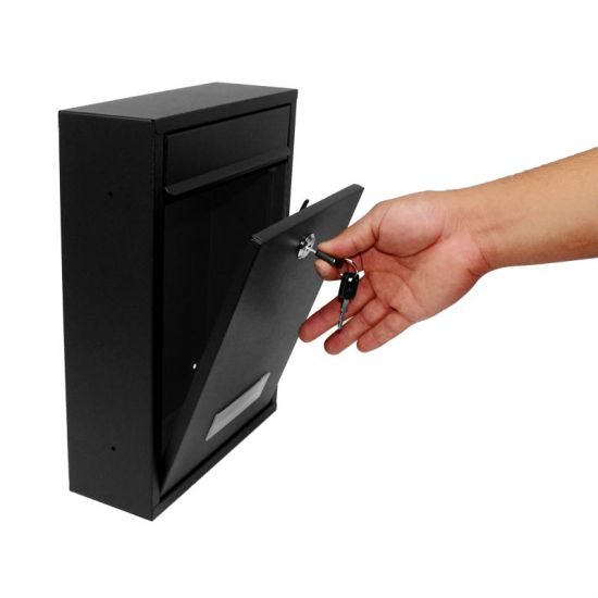 Buzón para cartas acero galvanizado negro 1037 Dexter.
