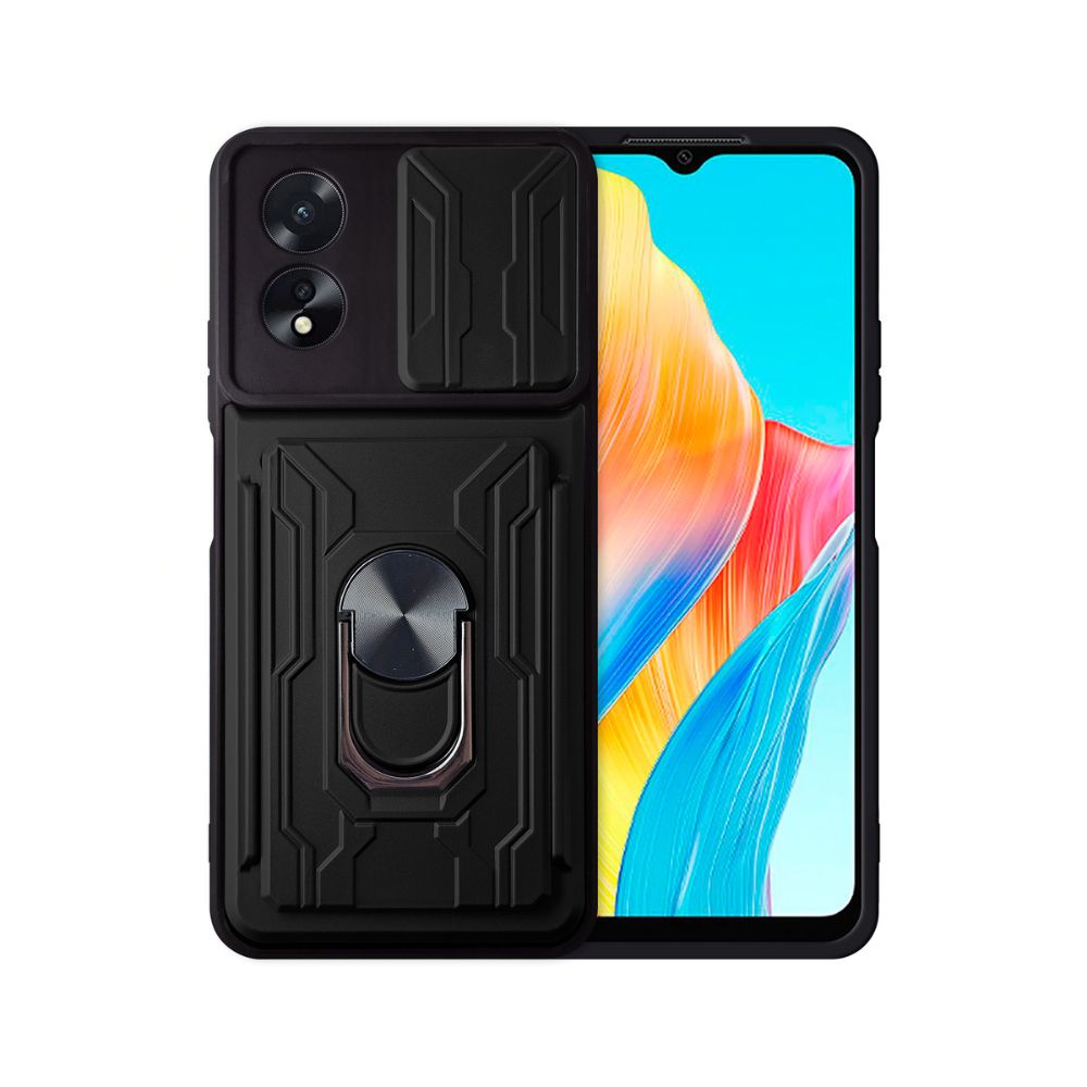 Funda Anillo y Tarjetero Card Slot para Oppo A38