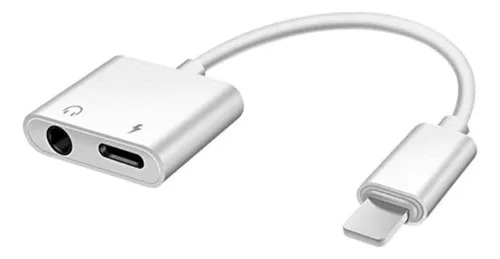 Adaptador Doble Compatible iPhone Carga Audio Llamadas Music.