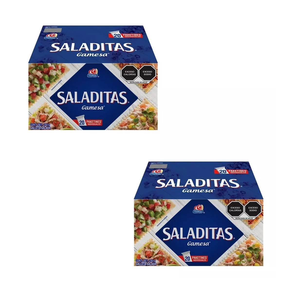 Galletas Gamesa Saladitas 40 Paketines Individuales De 12 G