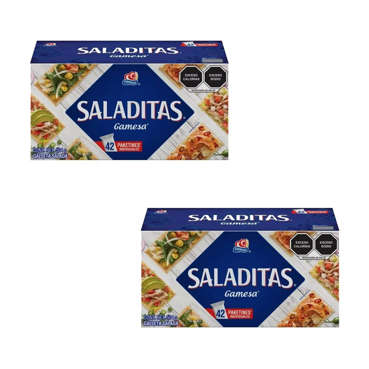 Galletas Gamesa Saladitas 84 Paketines Individuales De 12 G